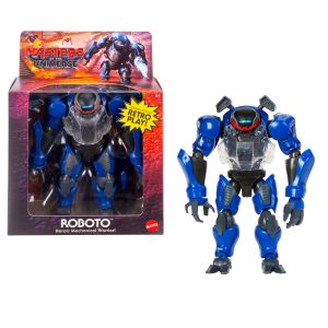 Masters Of The Universe 2026 Movie Origins Deluxe Roboto Action Figure Toy. Mechanical Warrior