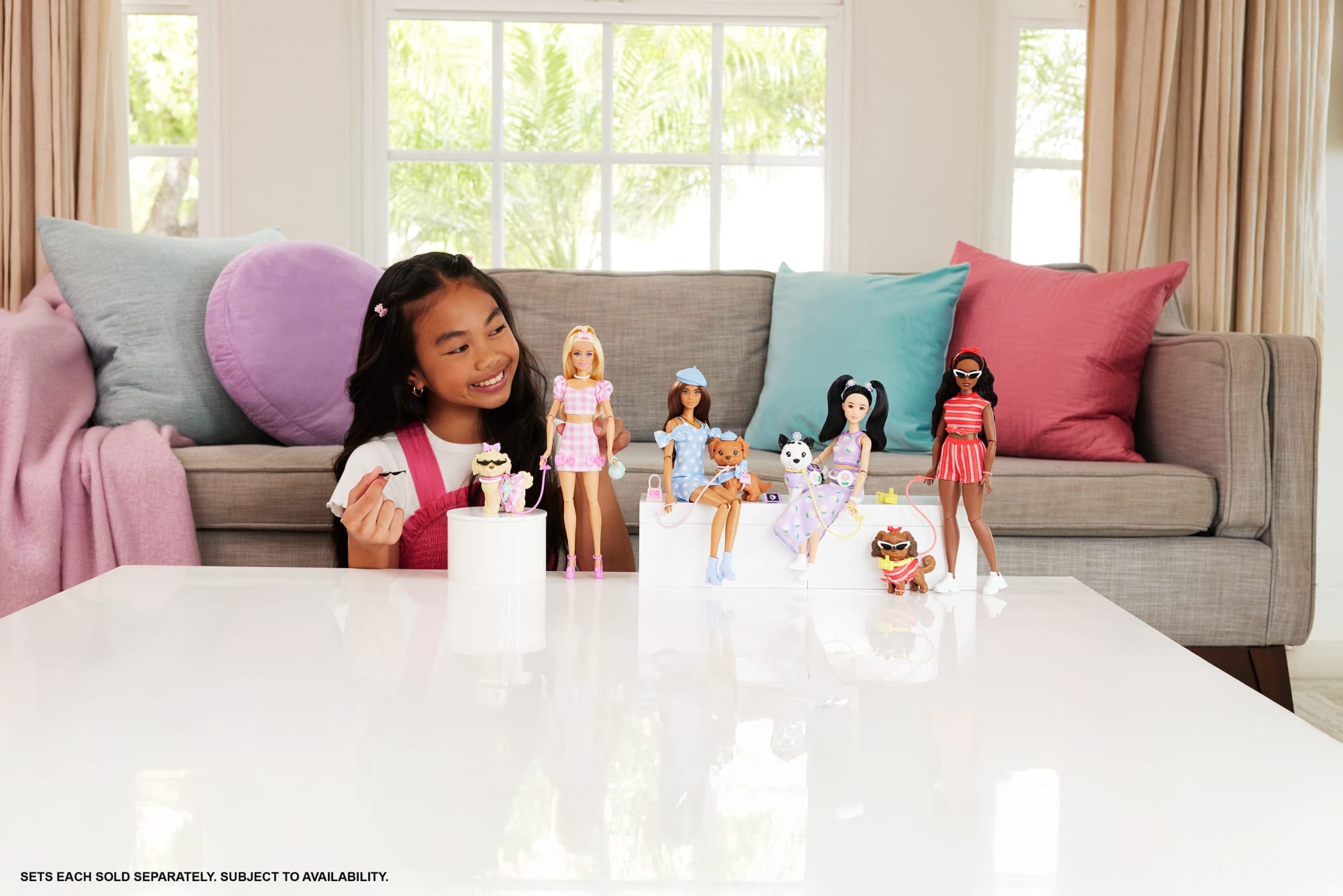 Barbie Fashion & Beauty Muñeca Looks Iguales Teresa y Perrito - Image 2