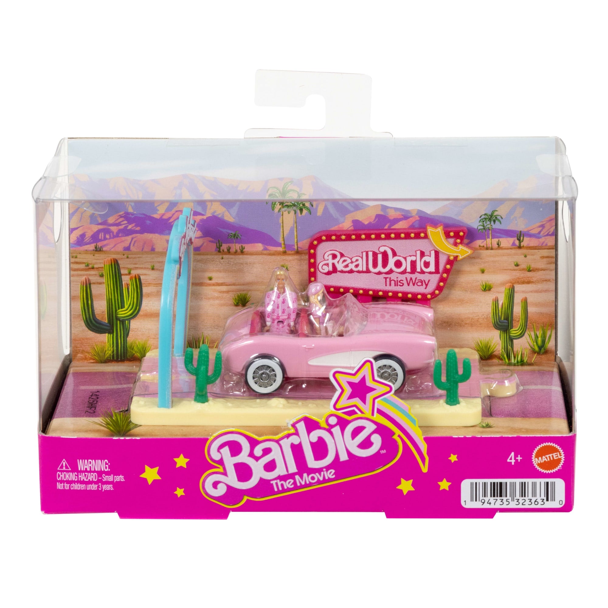 Barbie Mini BarbieLand Veículo para Boneca O Filme Barbie e Ken Mundo Real - Image 4