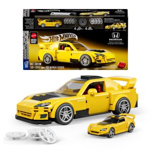 Mattel Brick Shop Hot Wheels Juguete de Construcción Speed '07 Honda S2000