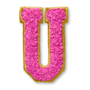 AG™ Letter U Stick-On Patch