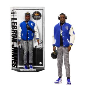 Barbie Signature Lebron James Kenbassadors Doll Collectible With Varsity Jacket Outfit & Accessories