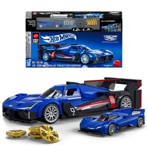 Mattel Brick Shop Hot Wheels Juguete de Construcción Speed Cadillac Project GTP Hypercar