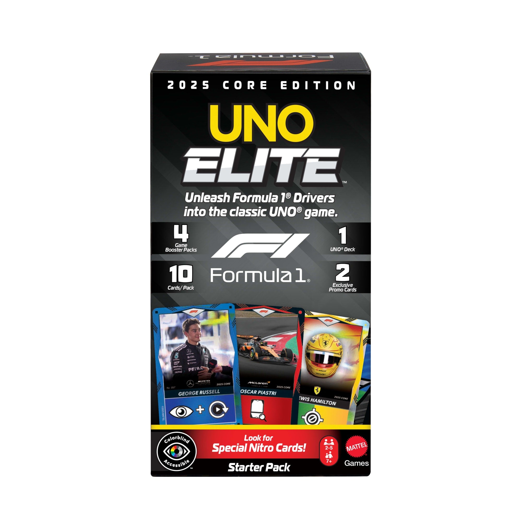 UNO Elite Formula 1 2025 Core Edition Starter Pack