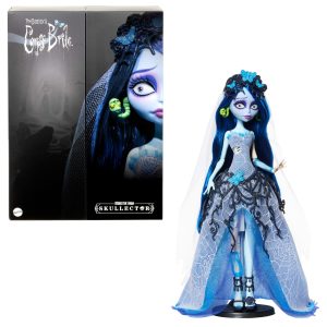Monster High Skullector Corpse Bride Collectible Doll. Emily in Gothic Wedding Dress With Veil