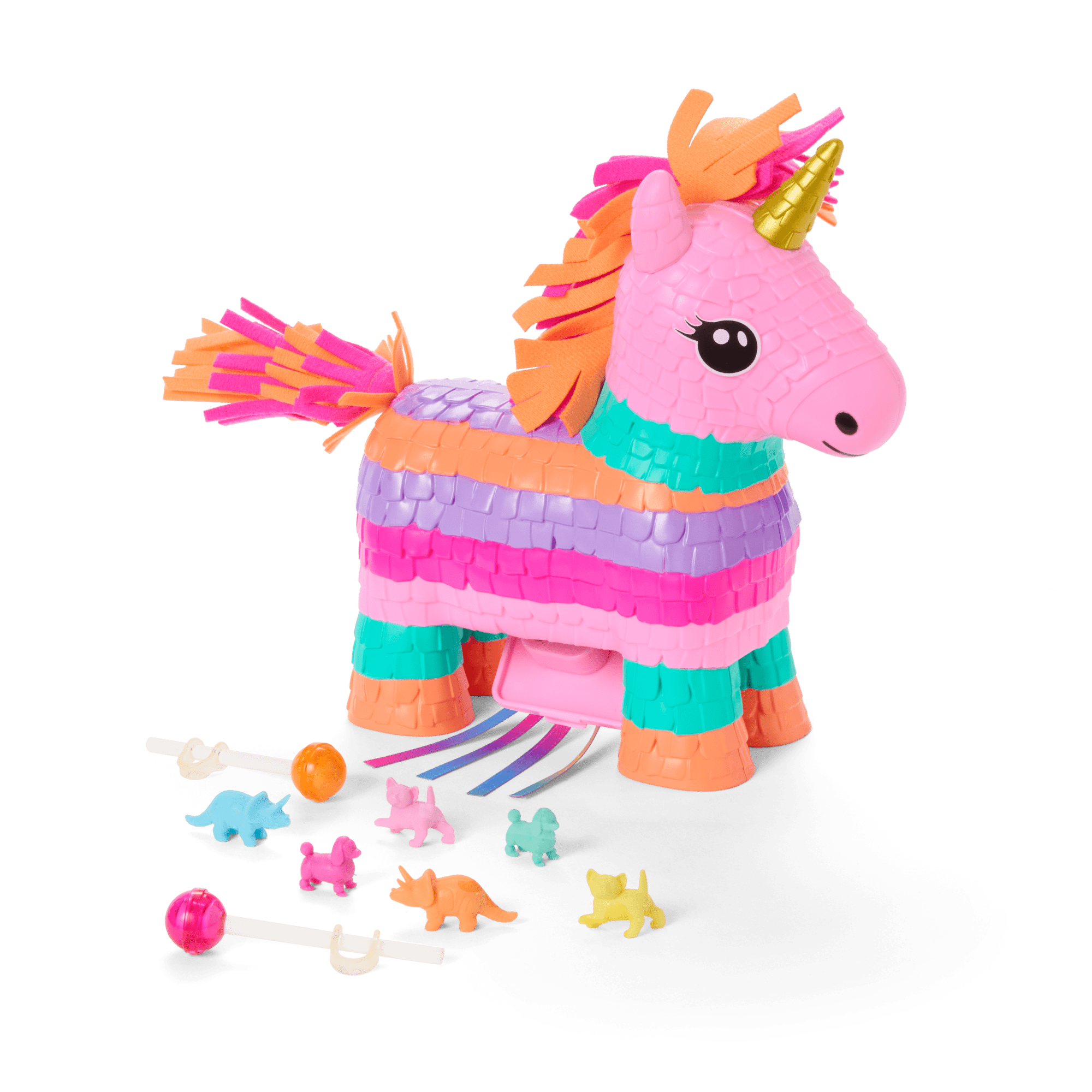 Unicorn Piñata & Party Accessories for 18-inch Dolls - Image 11