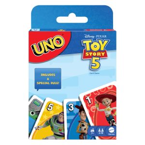 UNO Disney And Pixar Toy Story 5 Card Game For Kid. Adult & Family Nights. Deck Inspired By The Movie