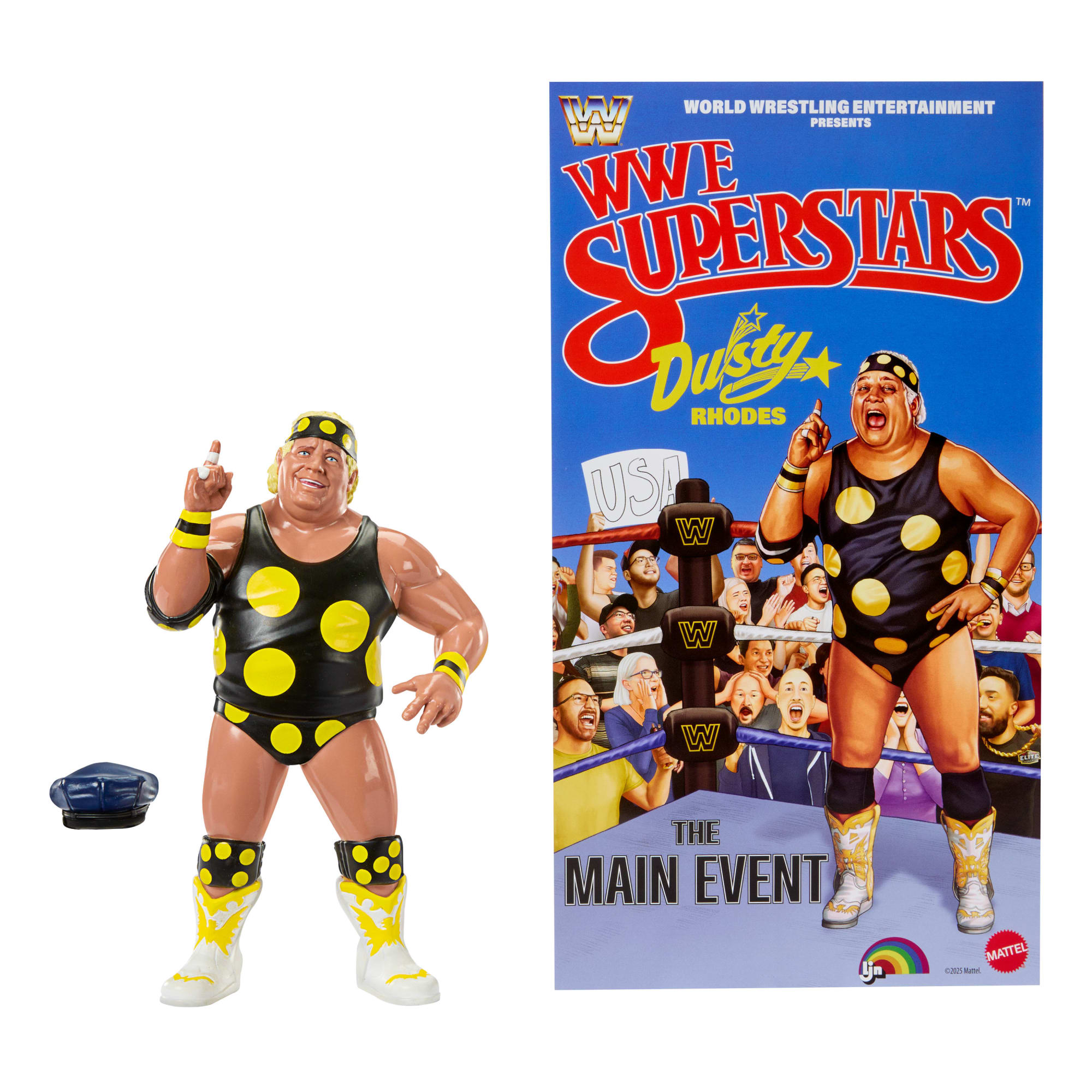 LJN WWE Superstars Dusty Rhodes Action Figure