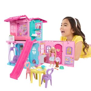 Barbie-Coffret La Maison Transformable de Chelsea-Avec Accessoires