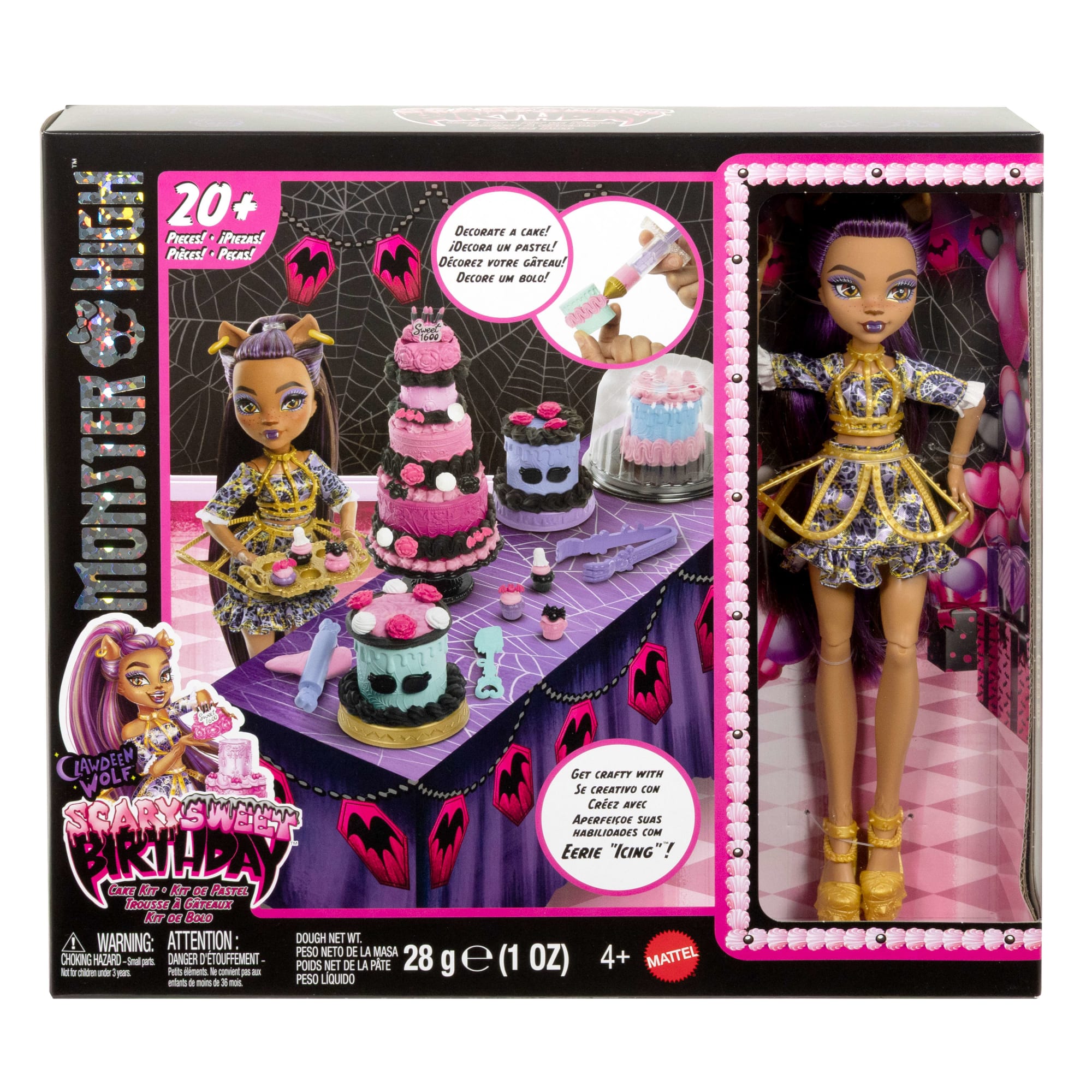 Monster High-Kit Gâteau D'Anniversaire Clawdeen Wolf - Image 6