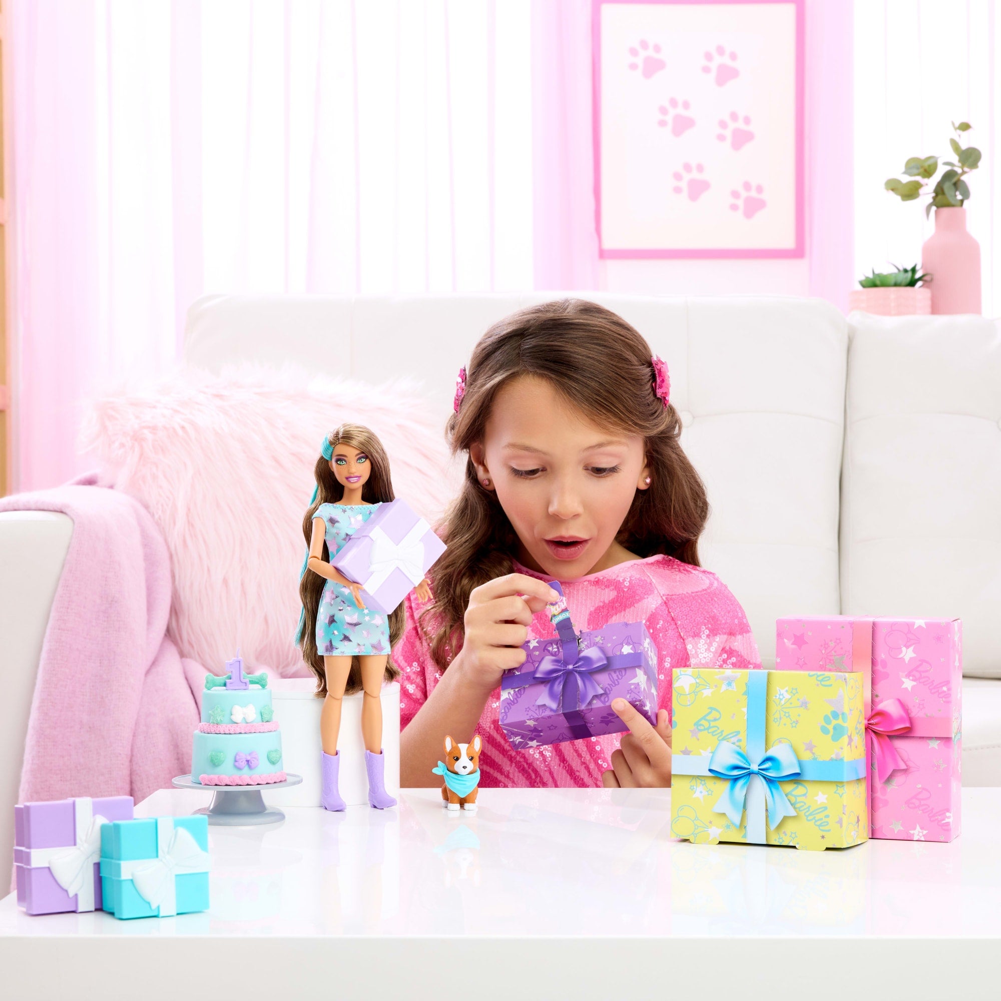 Barbie-Barbie Cadeau Surprise-Coffret Fête D'Anniversaire - Image 2