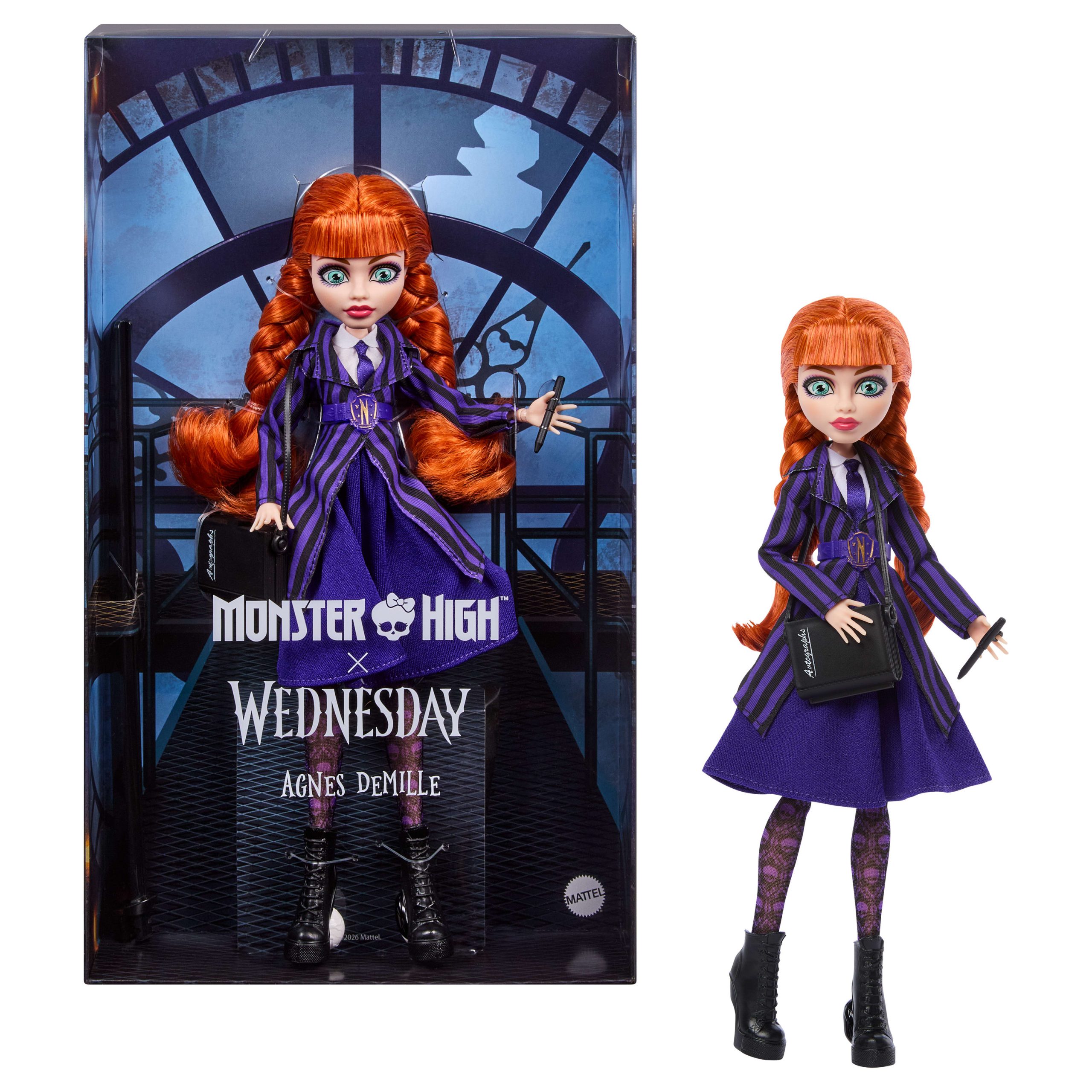 Monster High Skullector Muñeca de Colección Agnes DeMille