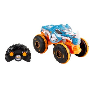 Hot Wheel RC Monster Trucks Rhinomite in 1:24 Scale. Battery-Powered Remote-Control Toy Truck