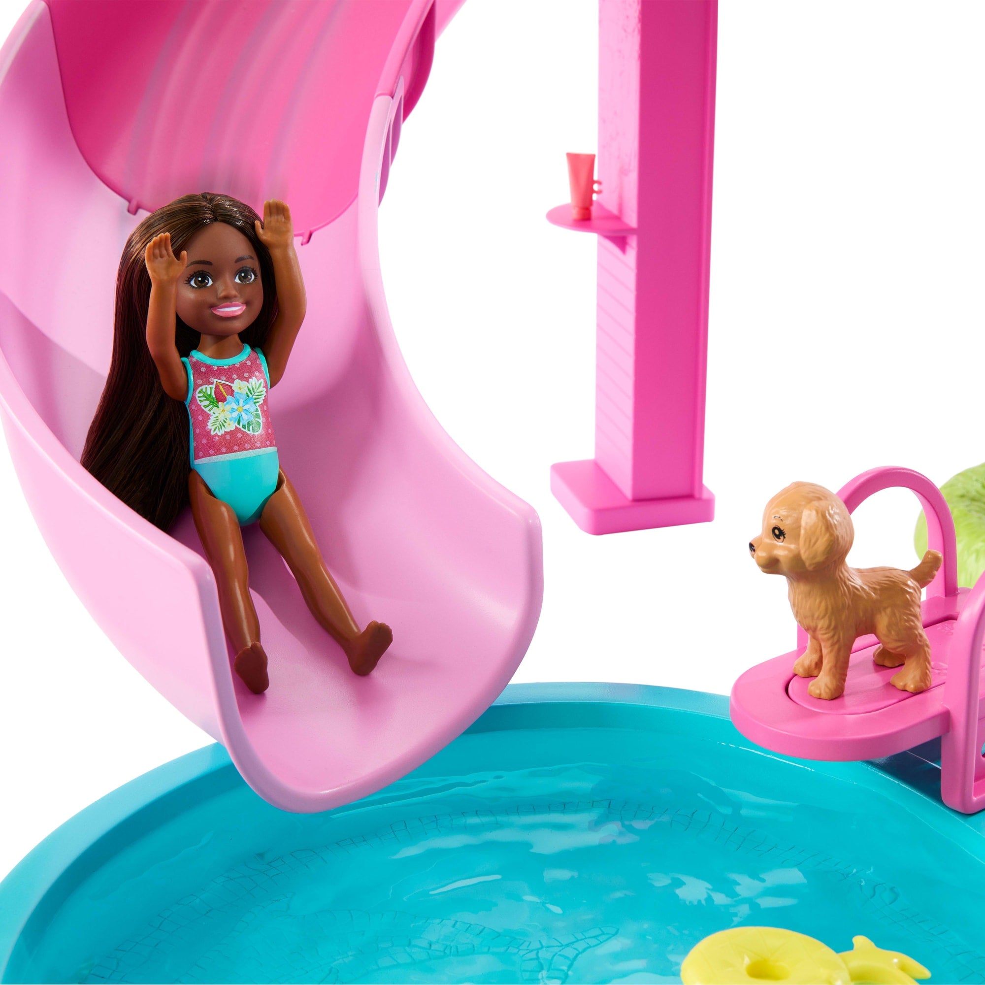 Barbie-Coffret Piscine de Rêve-Toboggan. Jacuzzi. + de 20Accessoires - Image 5