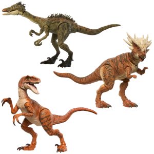 Jurassic World Dinosaurio de Juguete Hammond Collection Paquete con Dinosaurio y Humano