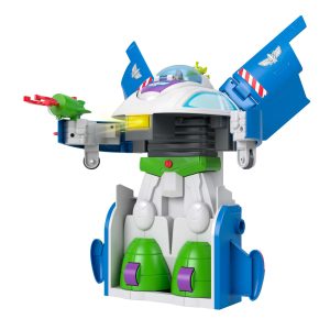 Imaginext Toy Story Transforming Buzz Lightyear Ship Toy Vehicle With Lights & Sounds. Figures