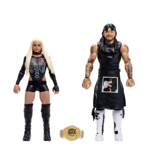 WWE Main Event Showdown Dirty Dominik Mysterio & Liv Morgan Action Figures Set. Series #25. 6-Inch
