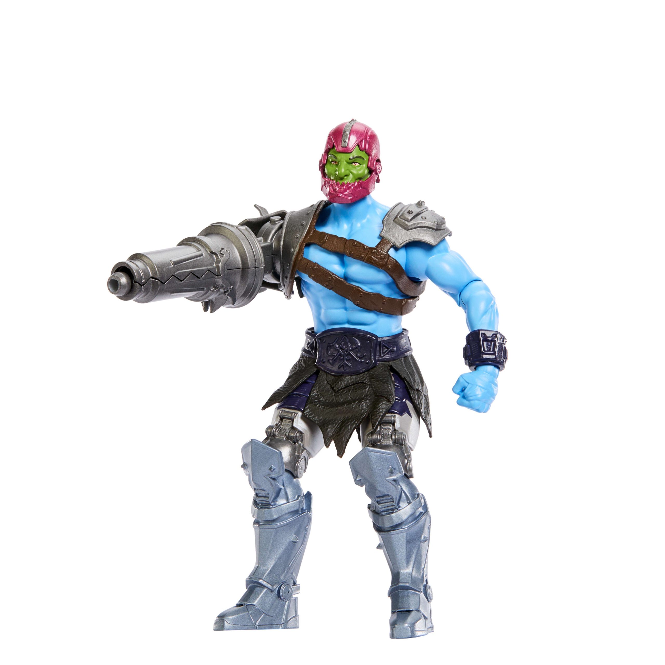 Masters Of The Universe Cannon Transform Trap Jaw Feature Action Figure Toy. 5.5 Inch Twist & Release - Image 4