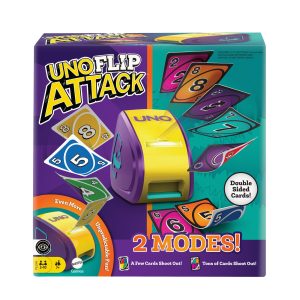 Uno Flip Attack™ Jeu de Cartes Pour enfants. Adultes et Familles