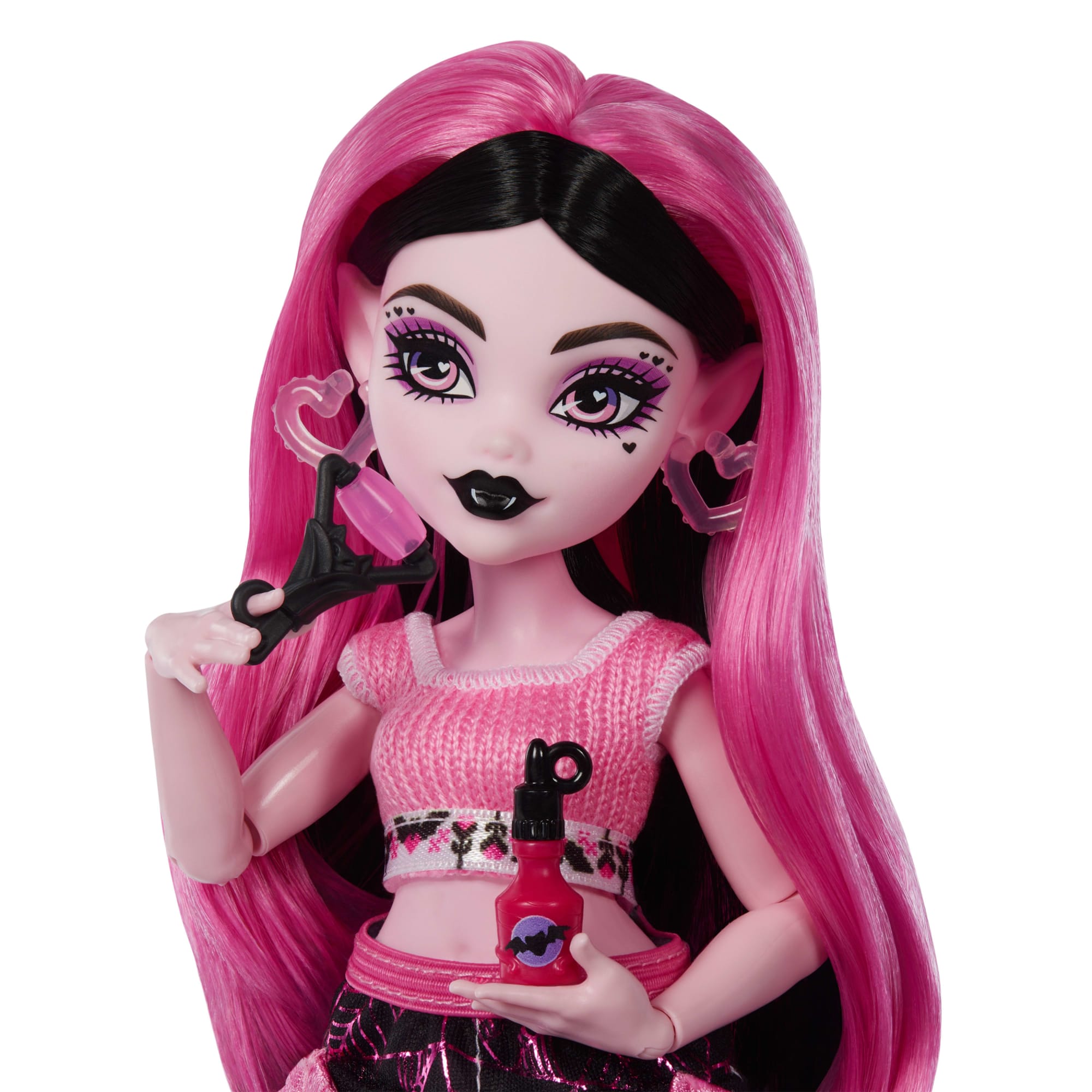 Monster High Self-Scare Secrets Draculaura Fashion Doll With 13 Realistic Accessories - Image 4