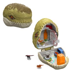 Tête de Mutadon Micro Aventures Jurassic World : La Renaissance. Coffret Avec Fonctionnalités Interactives et Petites Figurines