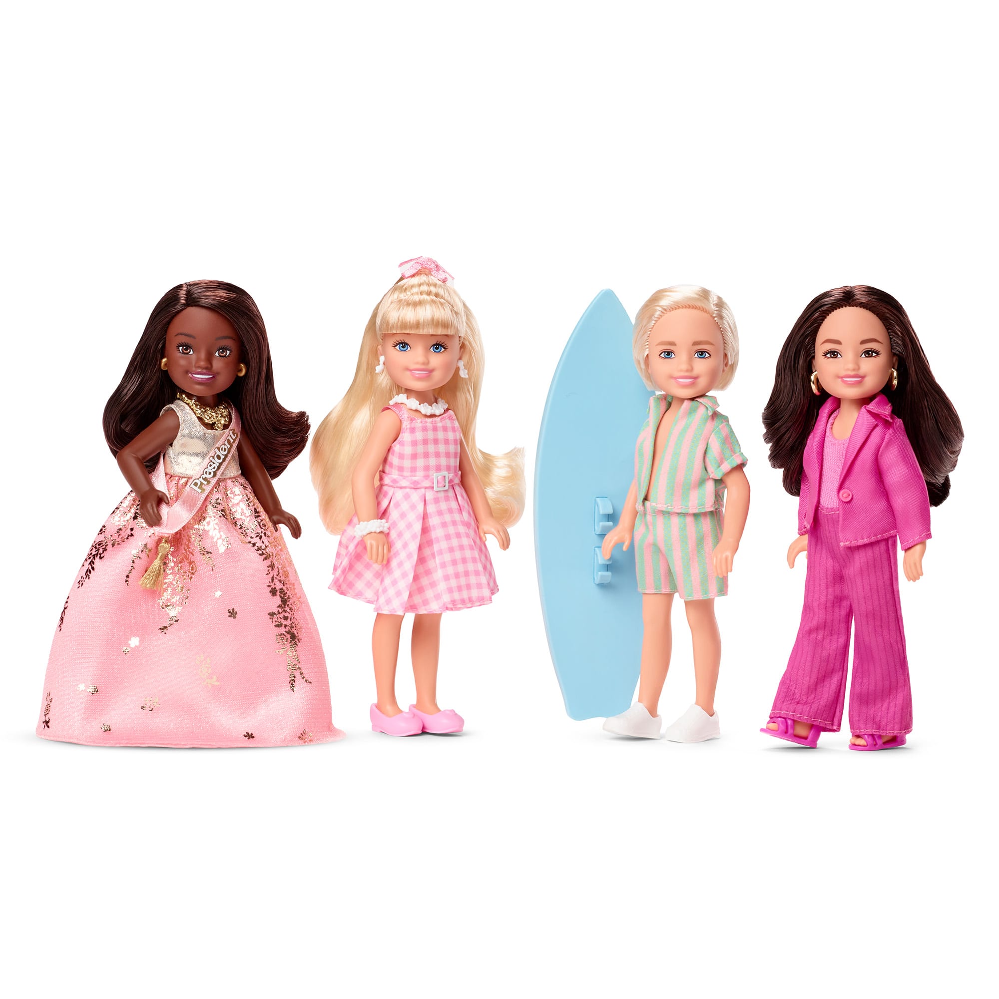 Barbie The Movie Chelsea Small Doll 4-Pack