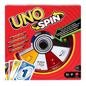 UNO Jogo de Tabuleiro Spin Novo