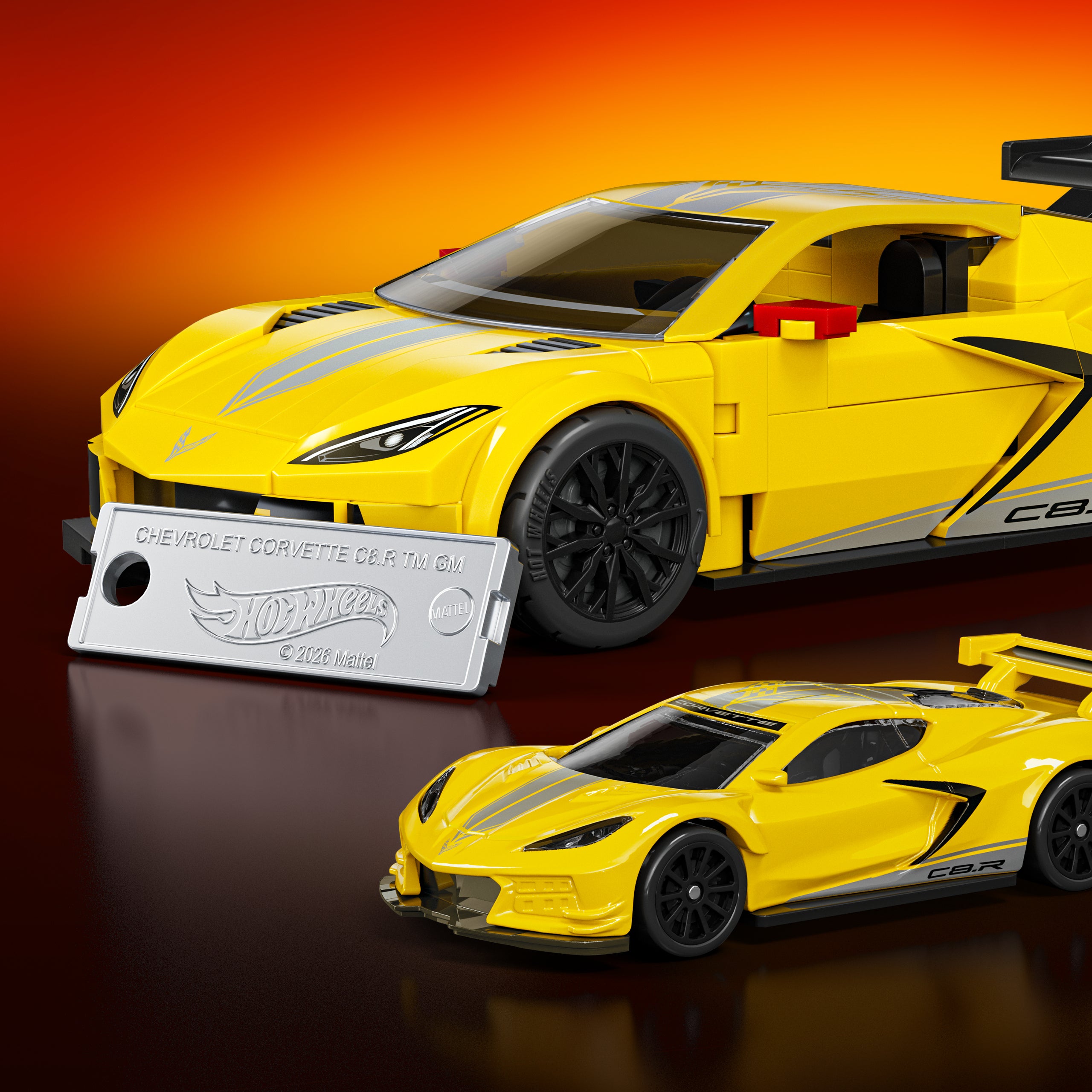 Hot Wheels-Coffret de Construction Corvette C8.R de 2020 - Image 5
