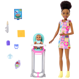 Barbie  Skipper  Babysitters Inc.  Coffret  Poupée. Bébé et Access.