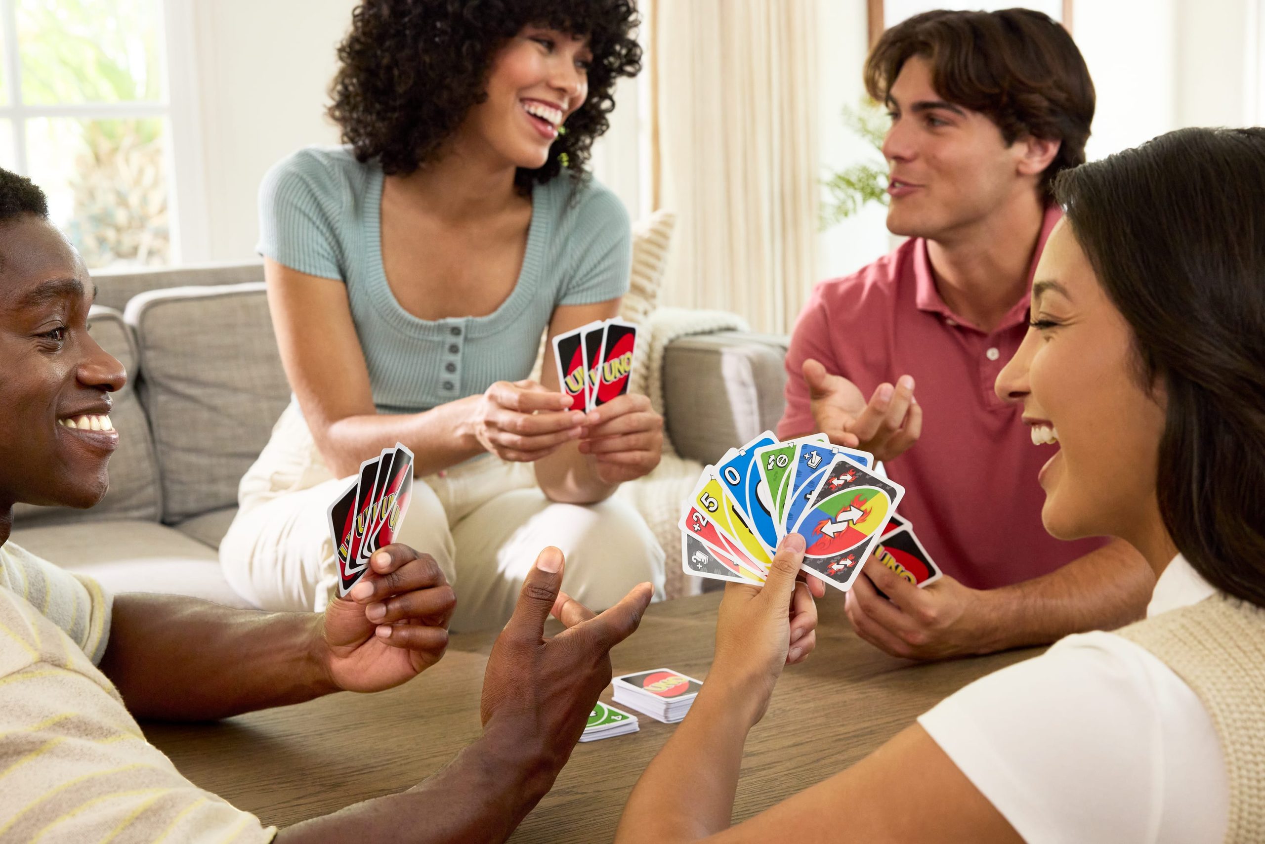 UNO Card Game With 2 Add-On Packs Card Deck For Kids. Adults & Family Night - Image 2