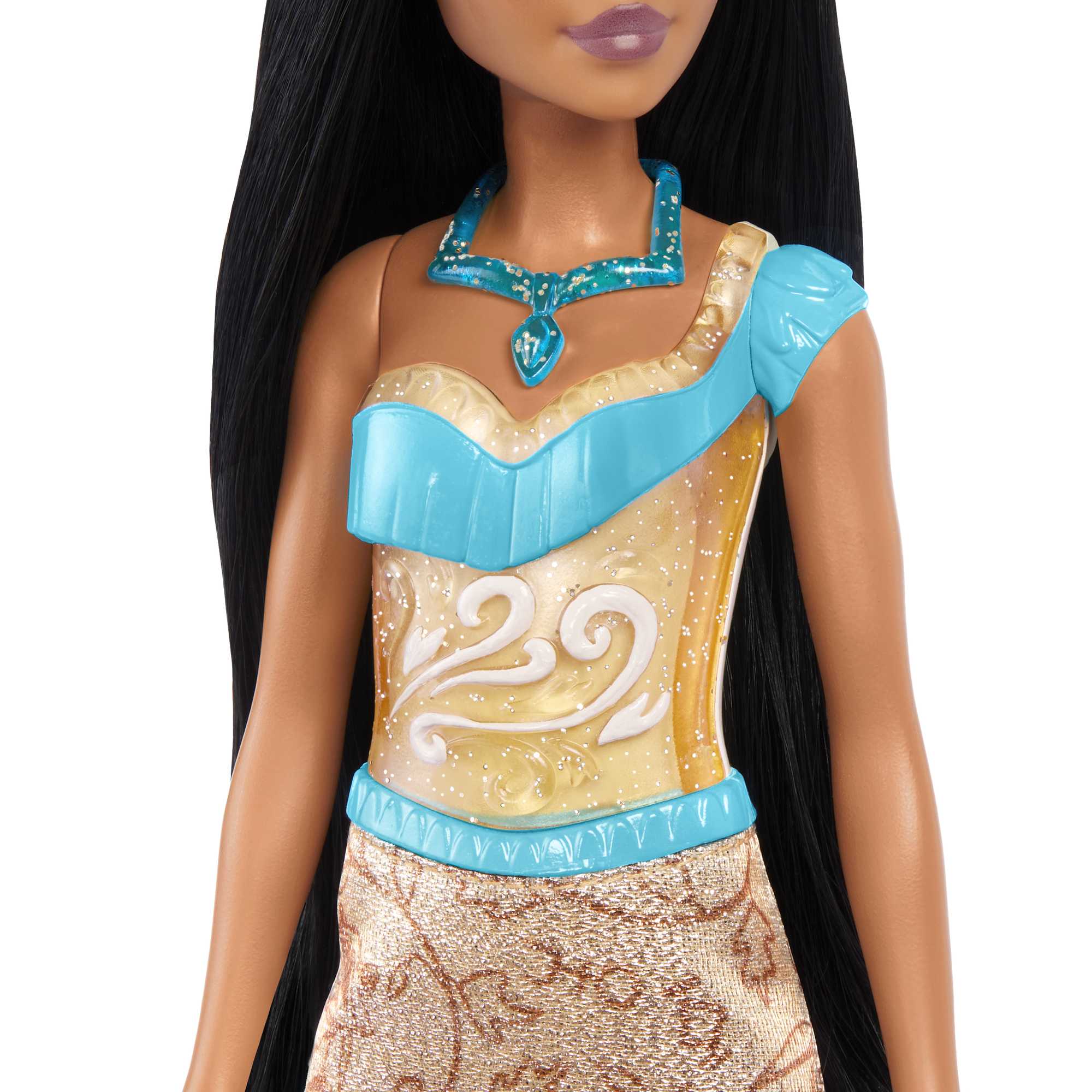 Disney Princess Pocahontas Doll With Sparkling Fashion & Accessories. Inspired By Disney Movie - Image 4