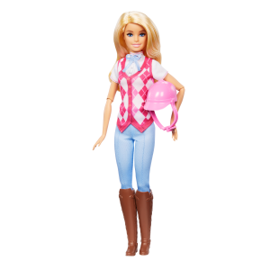 Barbie Mysteries: The Great Horse Chase Barbie Malibu Doll With Riding Clothes & Accessories