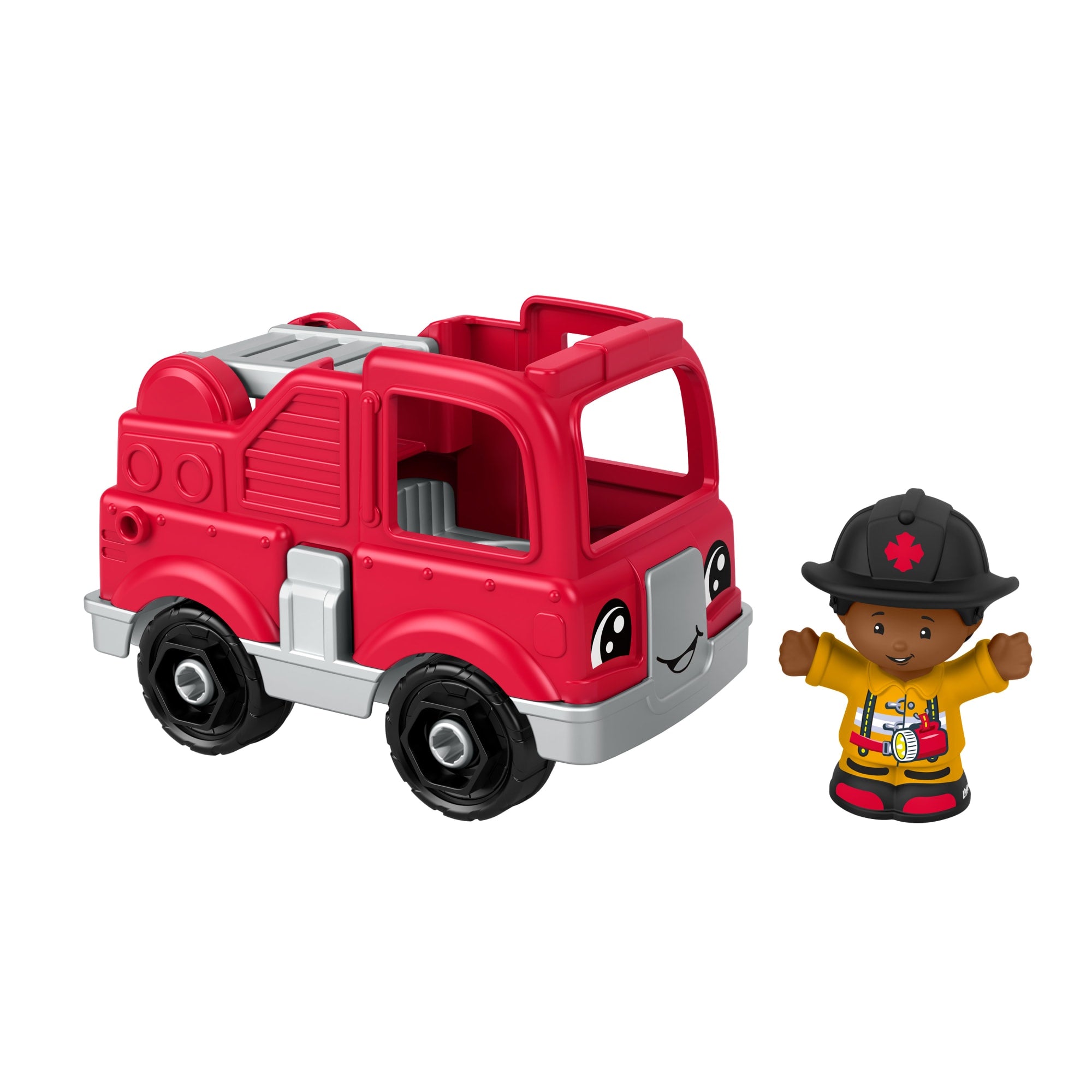 Fisher-Price Little People Camion de Pompiers et Figurine - Image 4