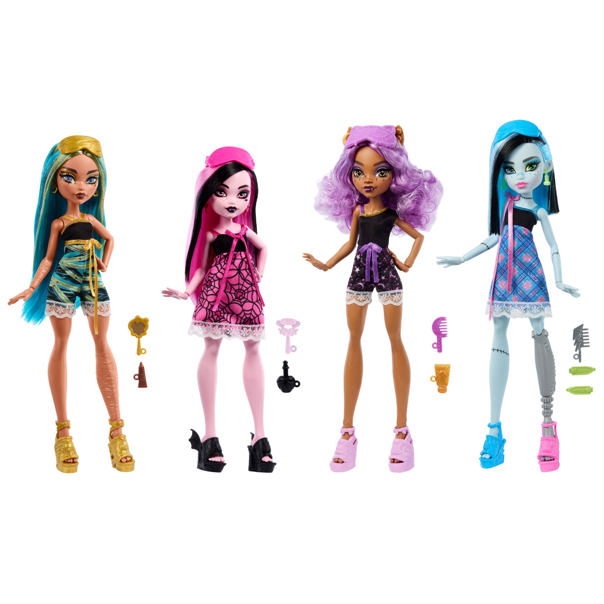 Monster High Muñeca Reveal Pijamas Monstruosas Draculaura - Image 5