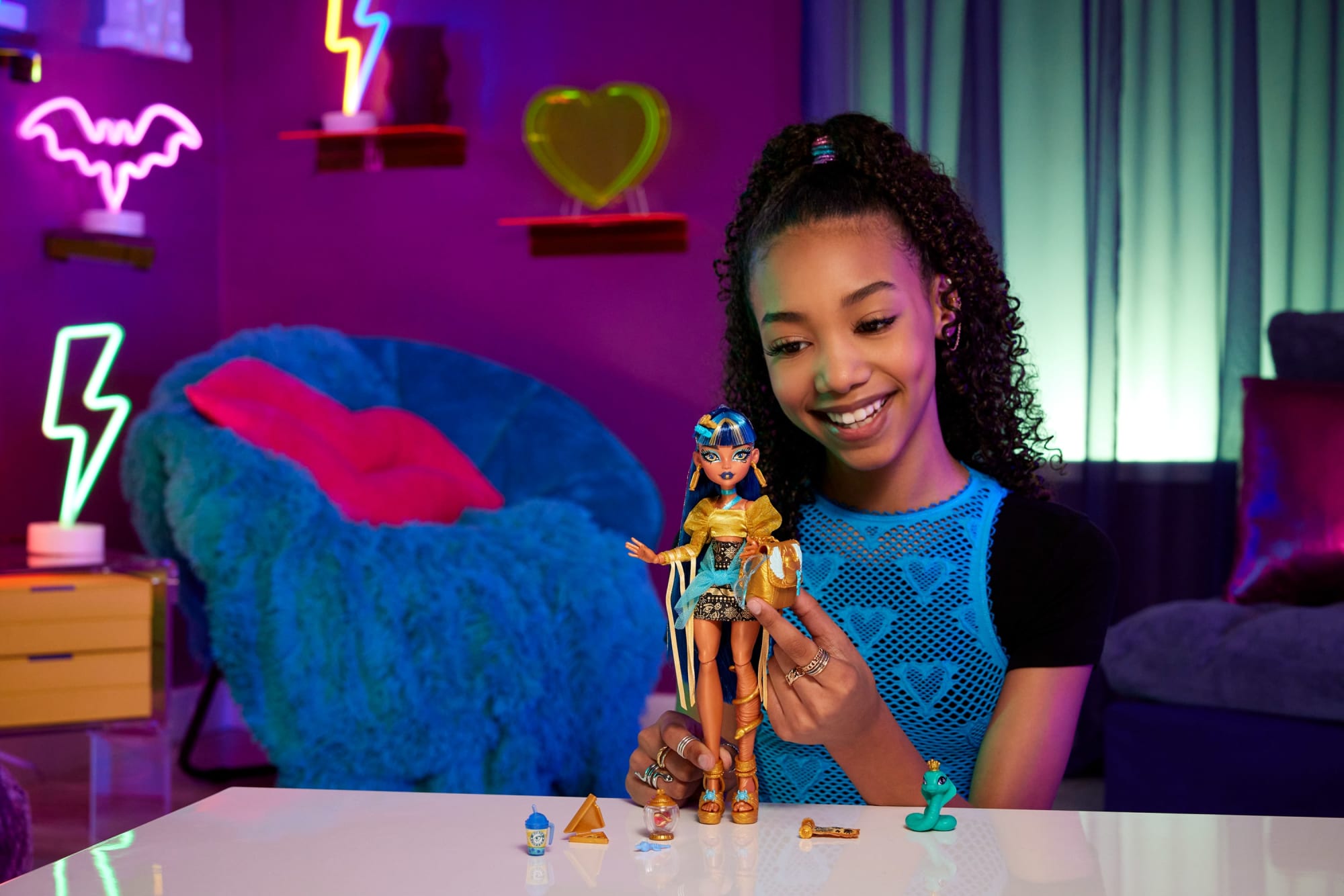 Monster High Boneca Cleo Novo Visual - Image 2