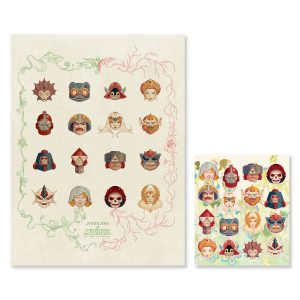 James Jean Masters of the Universe Poster and Sticker Set