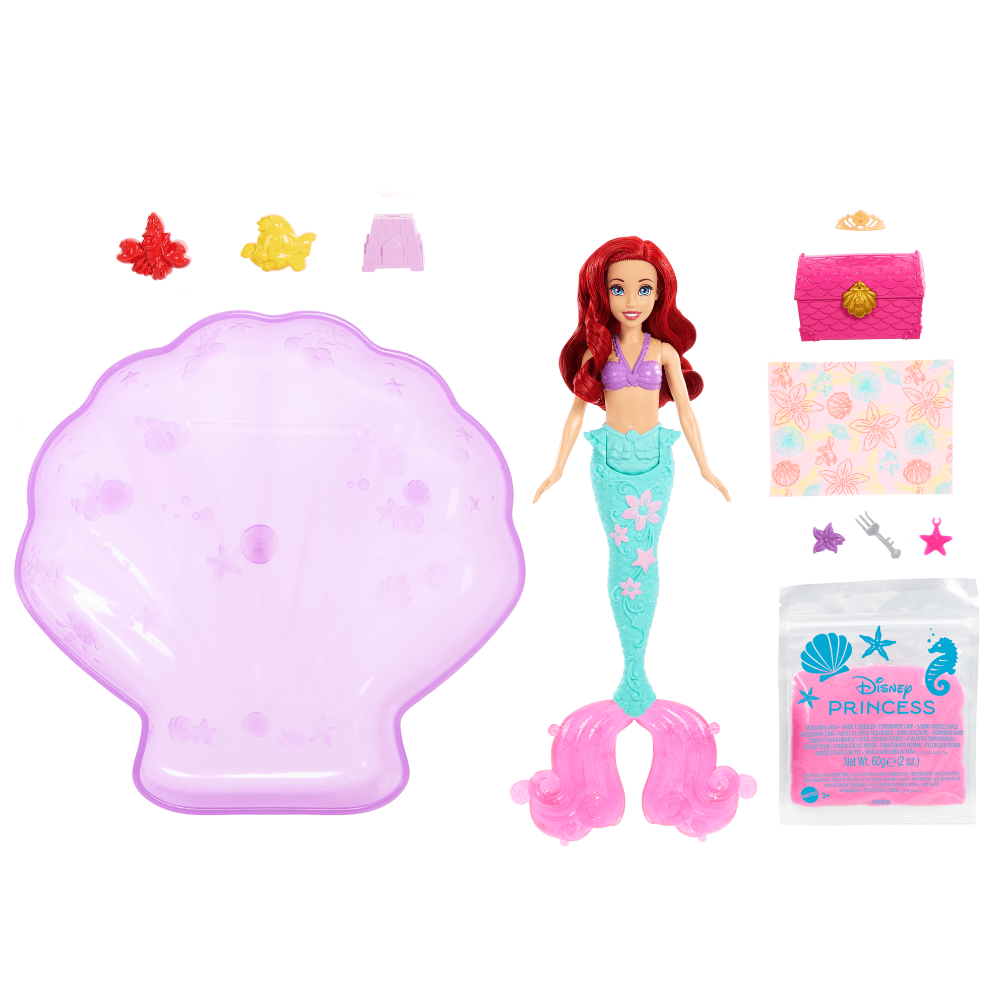 Disney Princesa Conjunto de Brinquedo Ariel Aventuras na piscina - Image 6