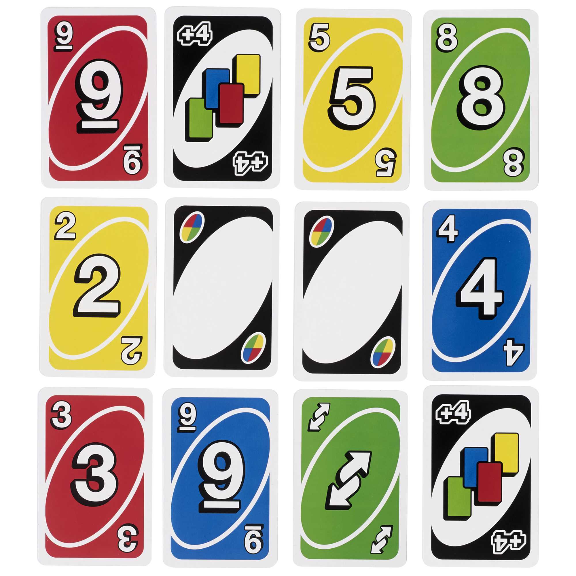 Jeu de Cartes Familial Uno Avec 108Cartes Géantes - Image 6