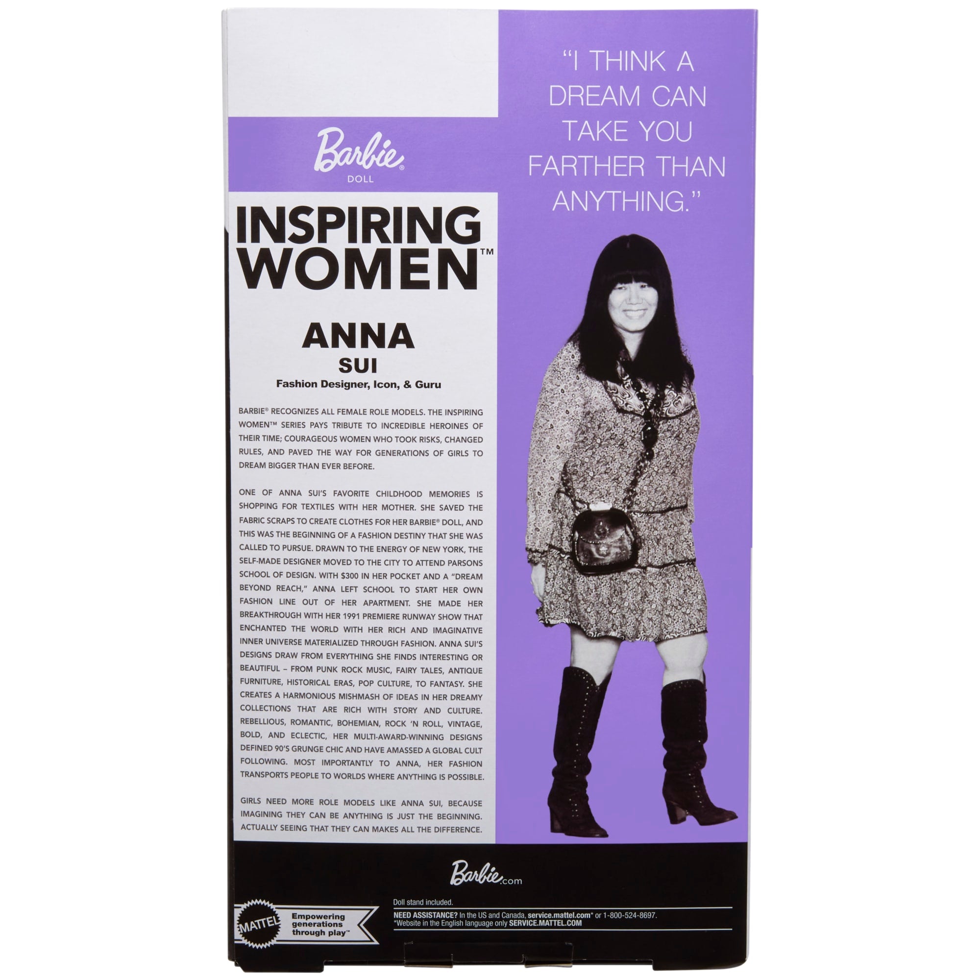 Barbie inspiring Women Anna Sui Collectible Doll - Image 6