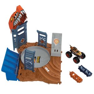 Hot Wheels-Monster Trucks-Compétition de Dérapages-Coffret