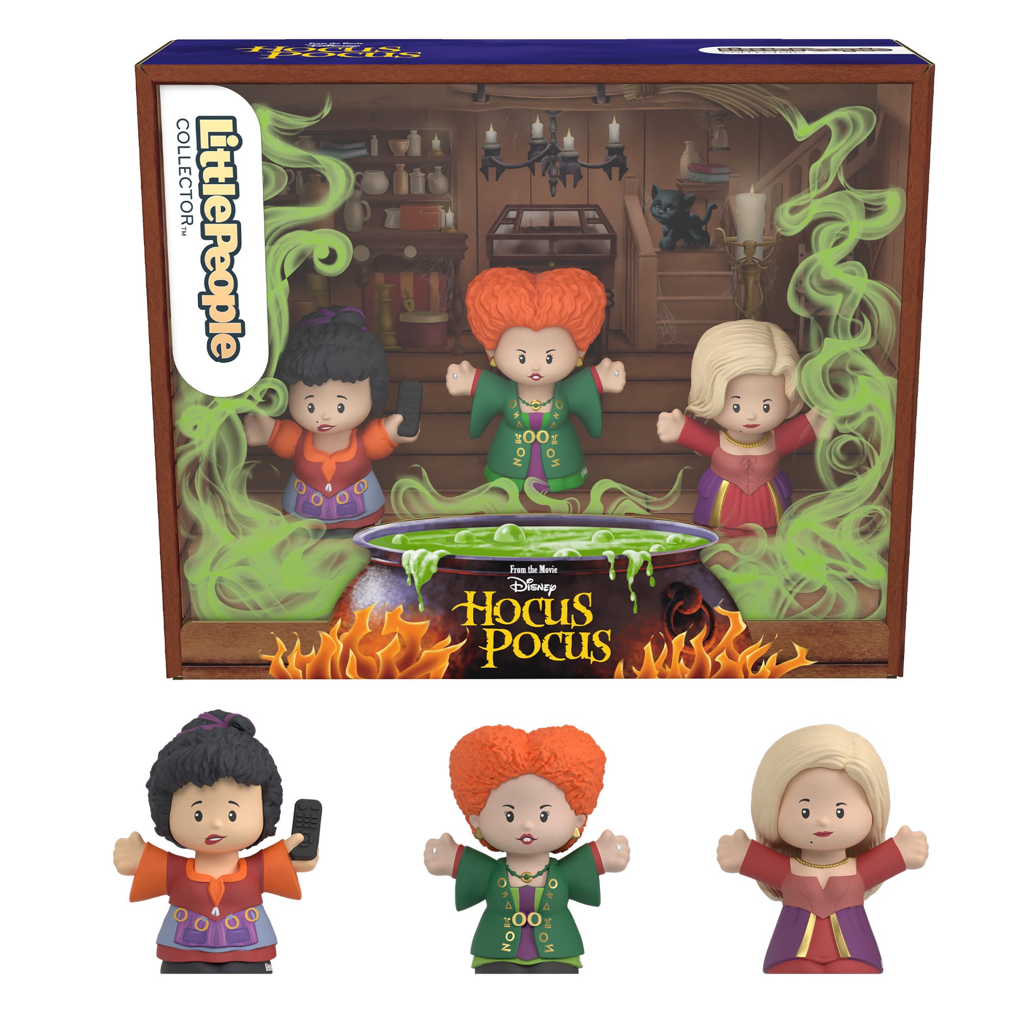 Fisher-Price Little People Collector Hocus Pocus de Disney. 3 Fig.