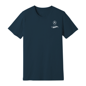 Hot Wheels x Mercedes Benz Embroidered Navy T-Shirt