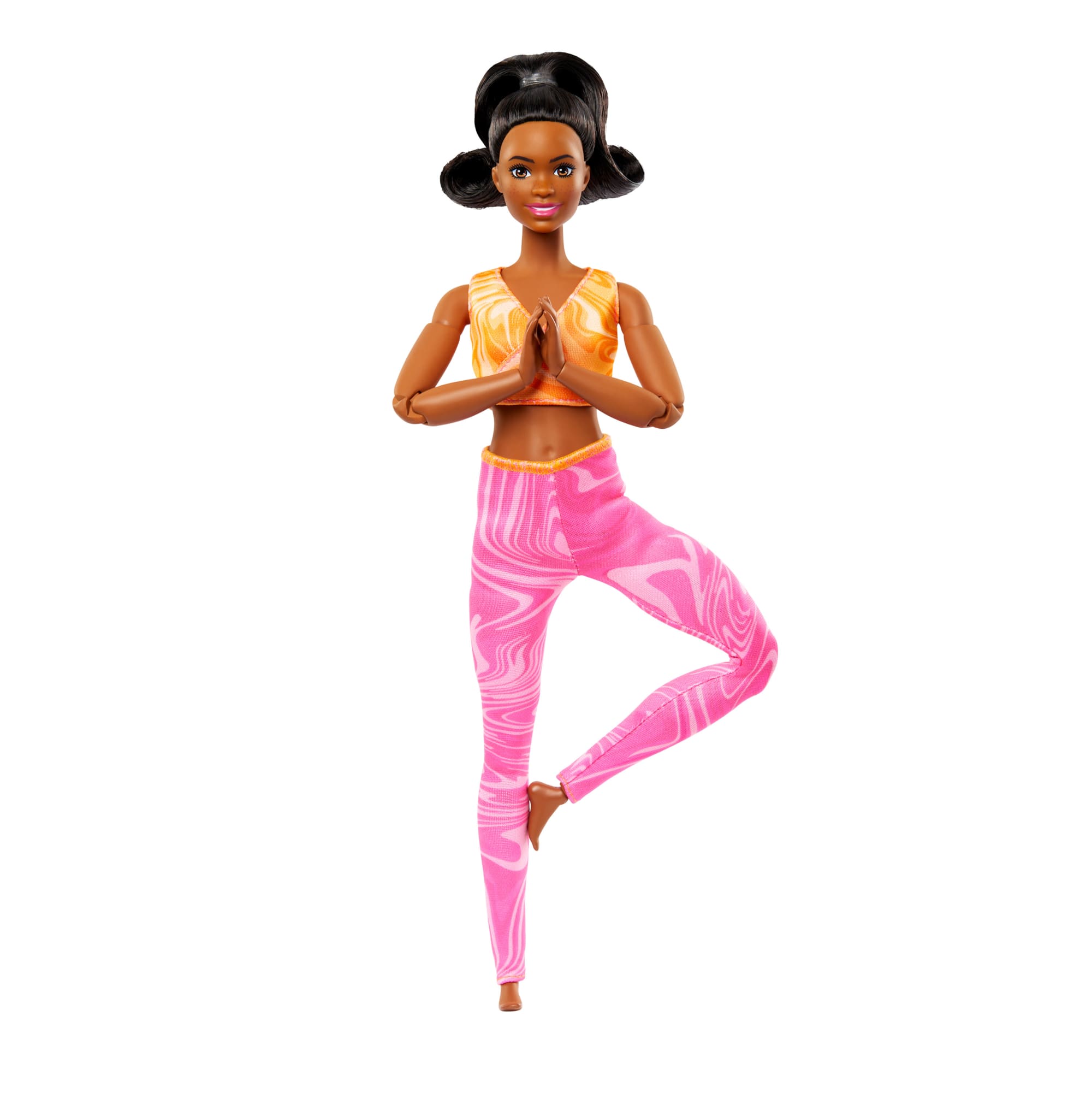 Barbie Ultra Flexible Poupée Brunette. Haut Sport et Pantalon