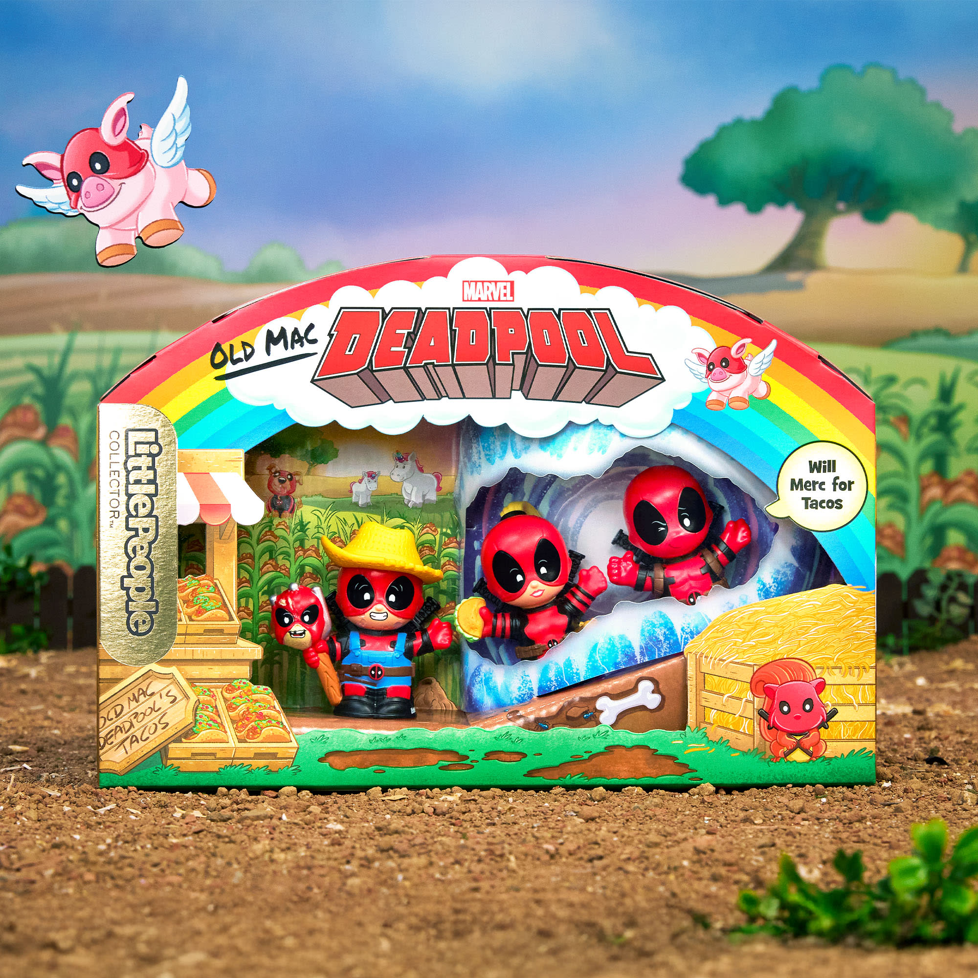 Little People Collector Deadpool Set