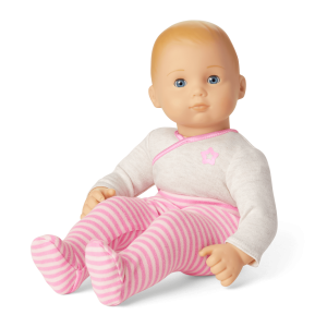 Bitty Baby® Doll #3 with blonde hair in Pretty Pink