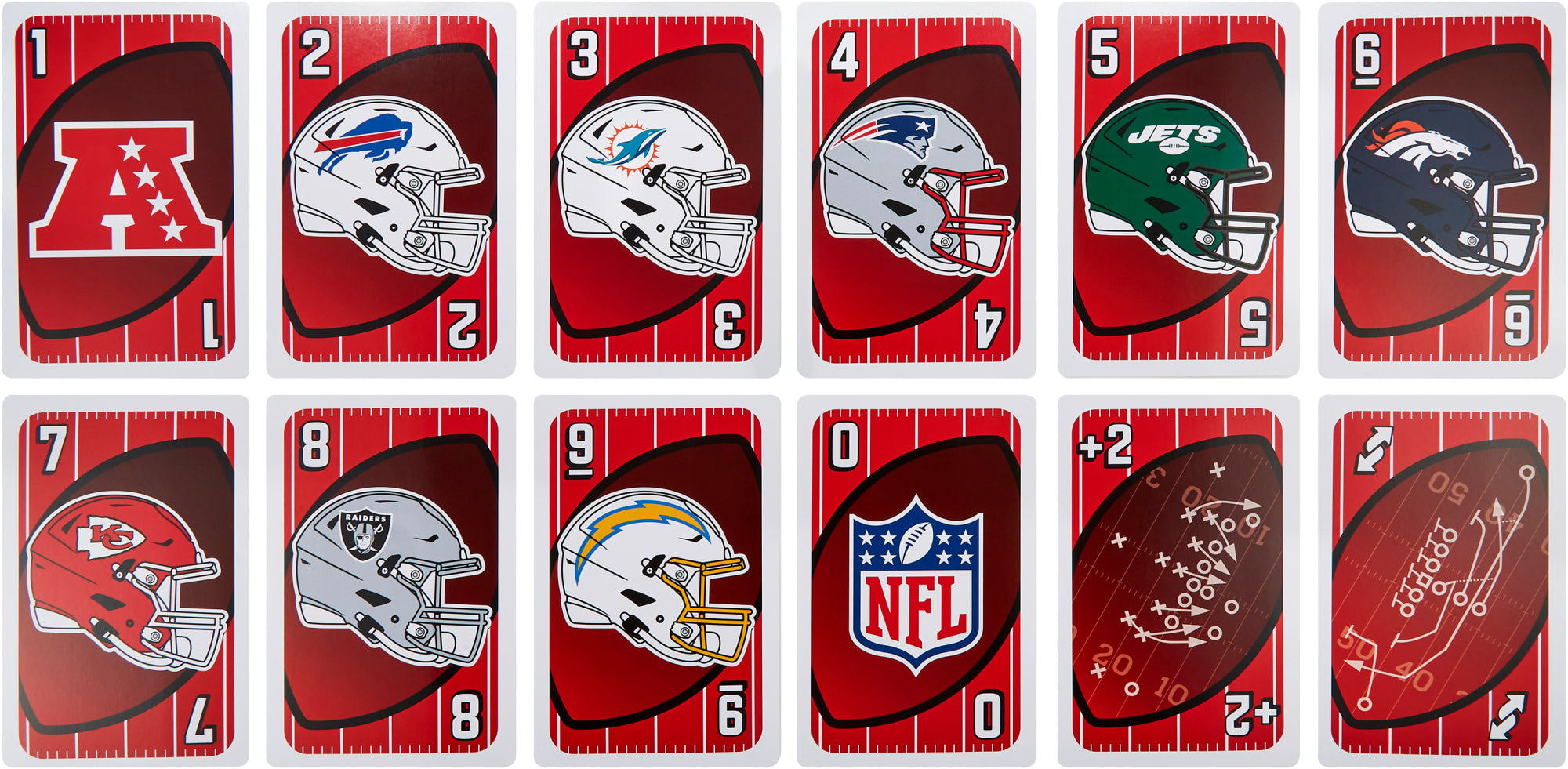 Giant UNO NFL Game For Kids. Adults & Family Night - Image 5