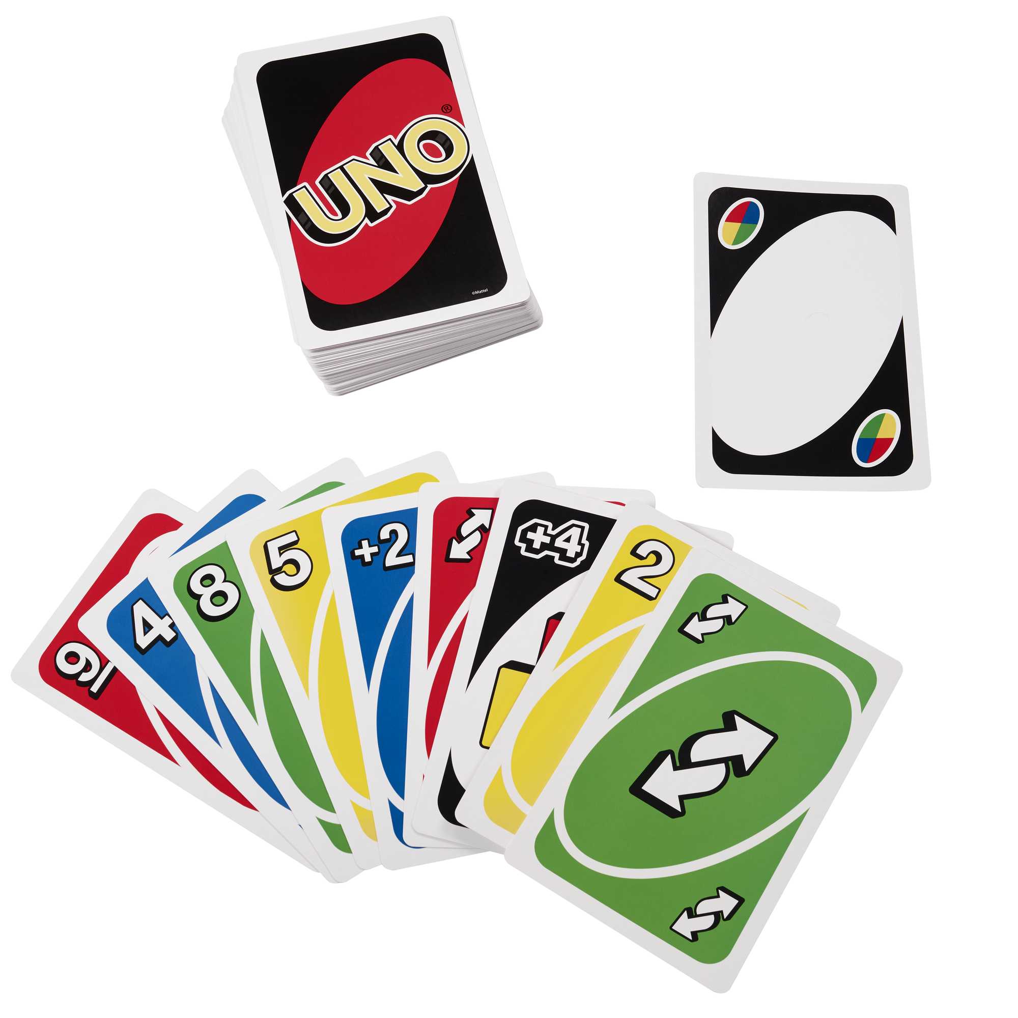 Jeu de Cartes Familial Uno Avec 108Cartes Géantes - Image 5