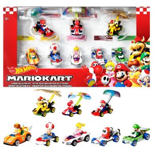 Hot Wheels Super Mario Character Car 8-Pack