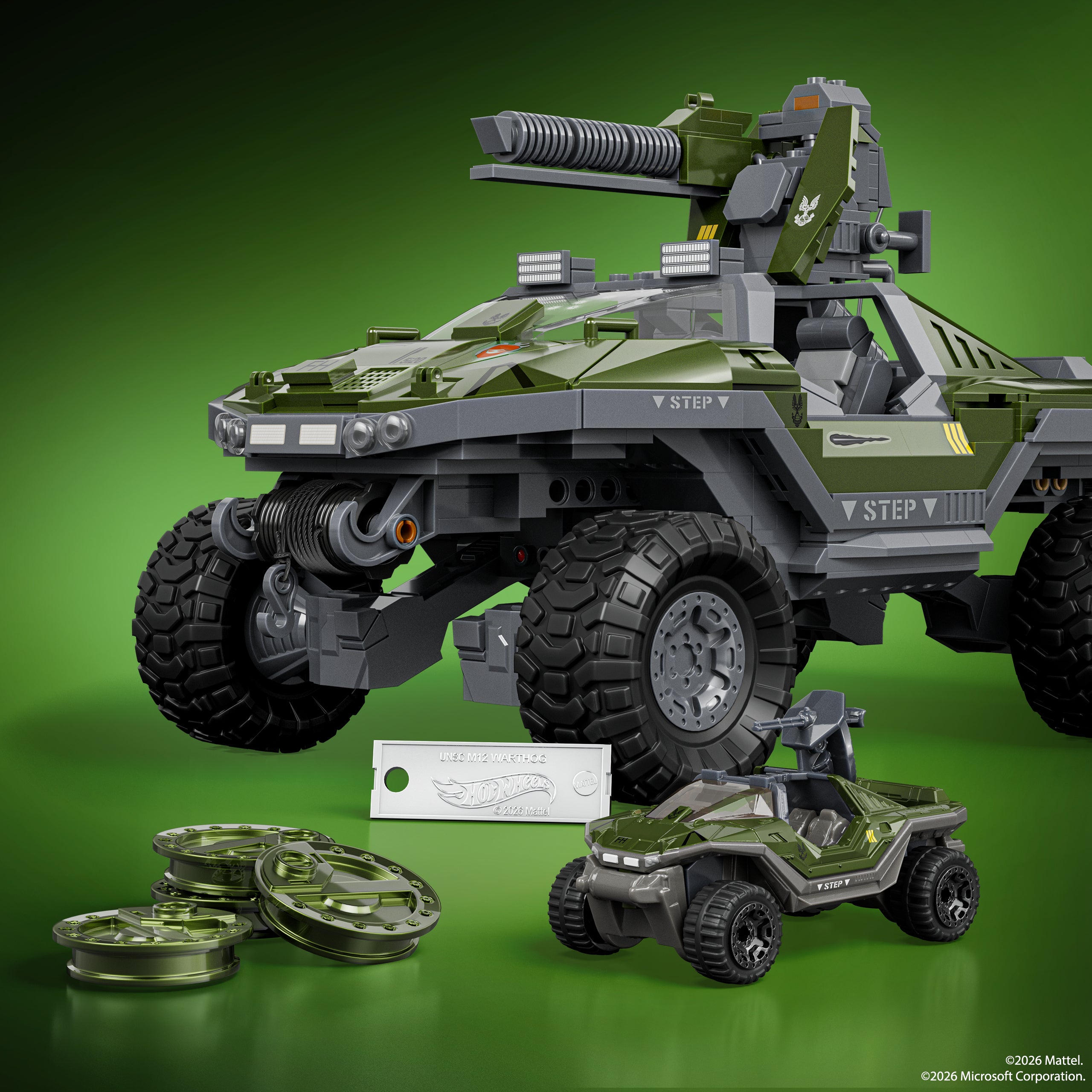 Hot Wheels-Coffret de Construction Véhicule Warthog Halo-935 Pièces - Image 5