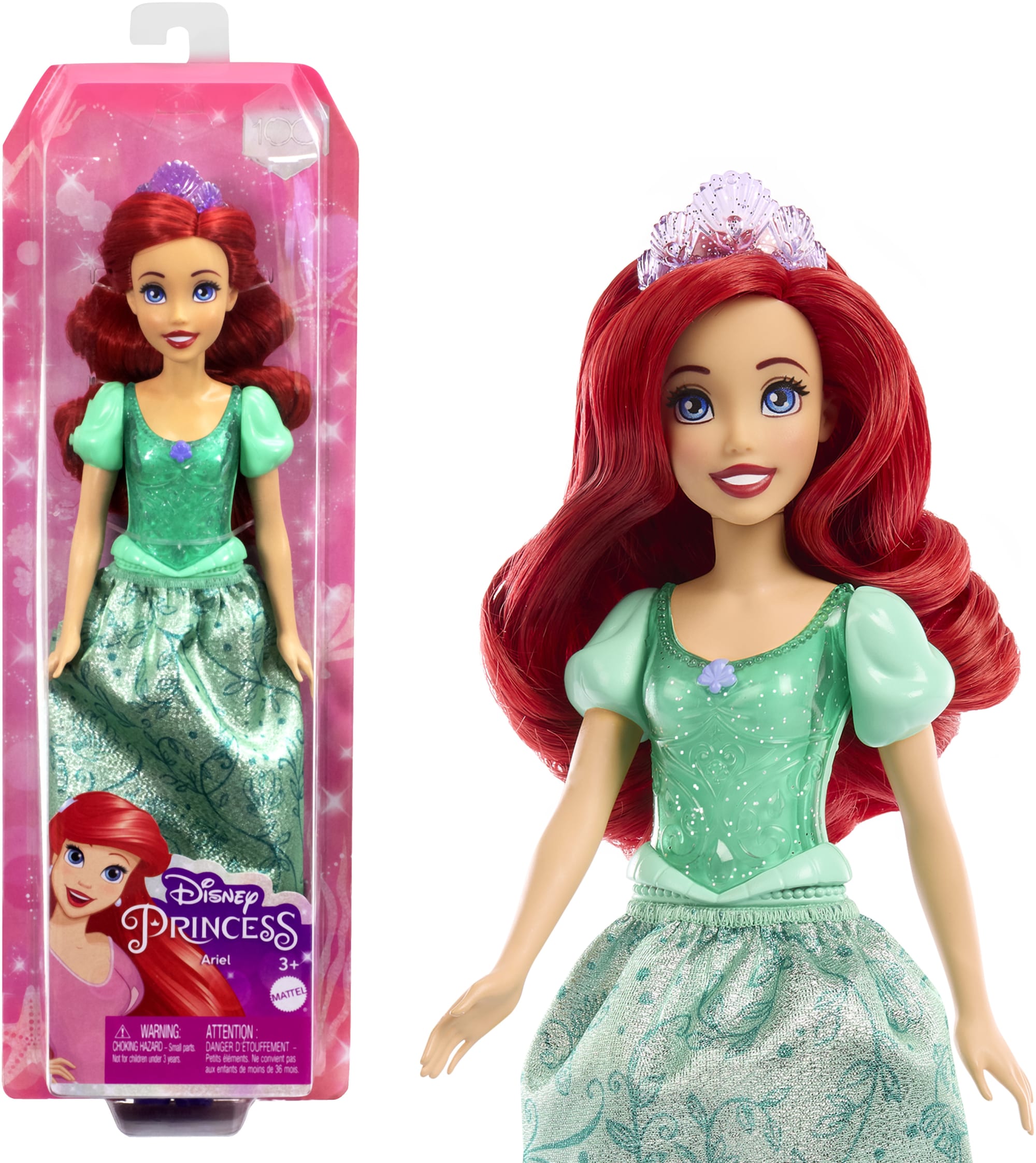 Disney Princess Toys. Ariel Fashion Doll And Accessories